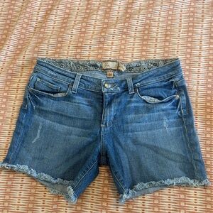 Paige denim cutoffs Jimmy Jimmy Style, medium rinse, Size 28